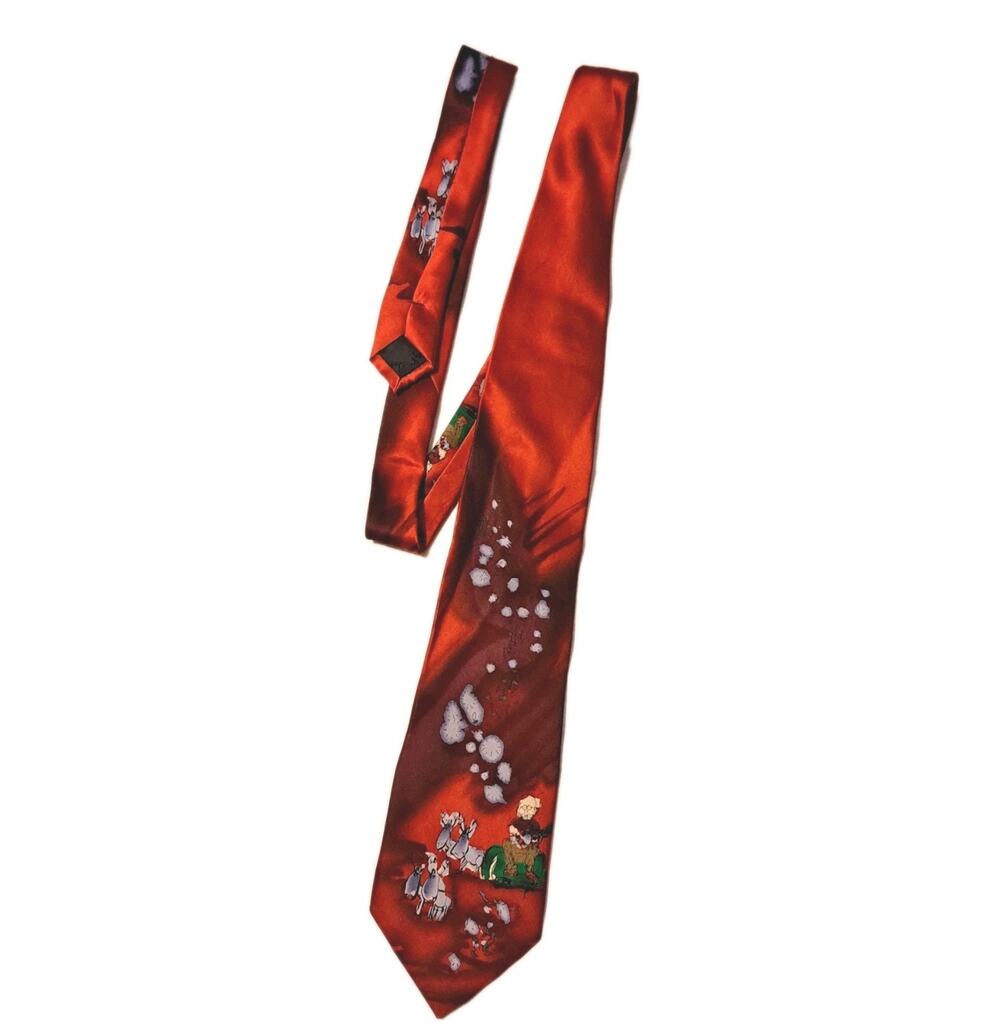 Jerry Garcia Men’s Silk Necktie Like A Twittering Machine Vtg Collection 24 Tie